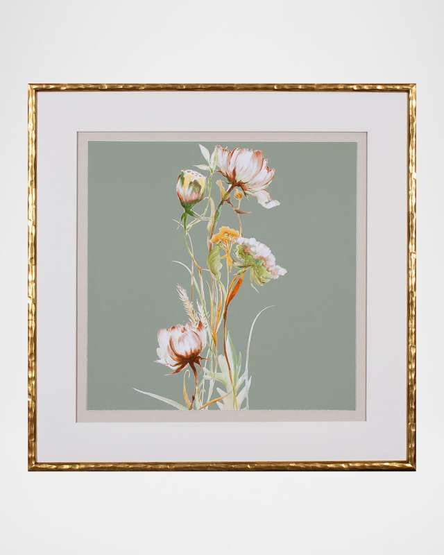 "Green Botana I" Framed Giclee